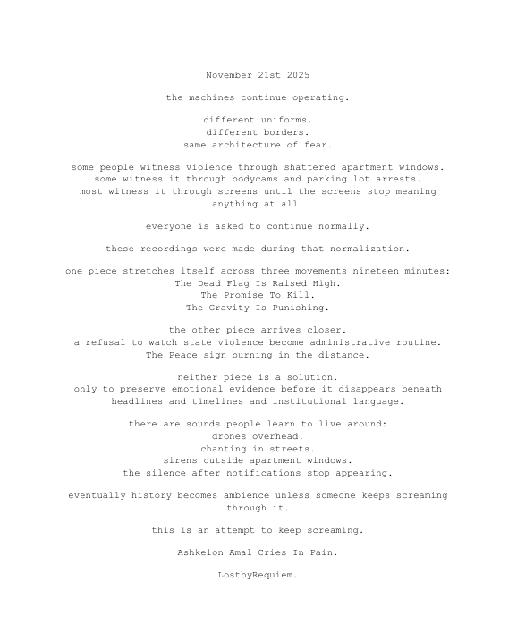 Artist Statement